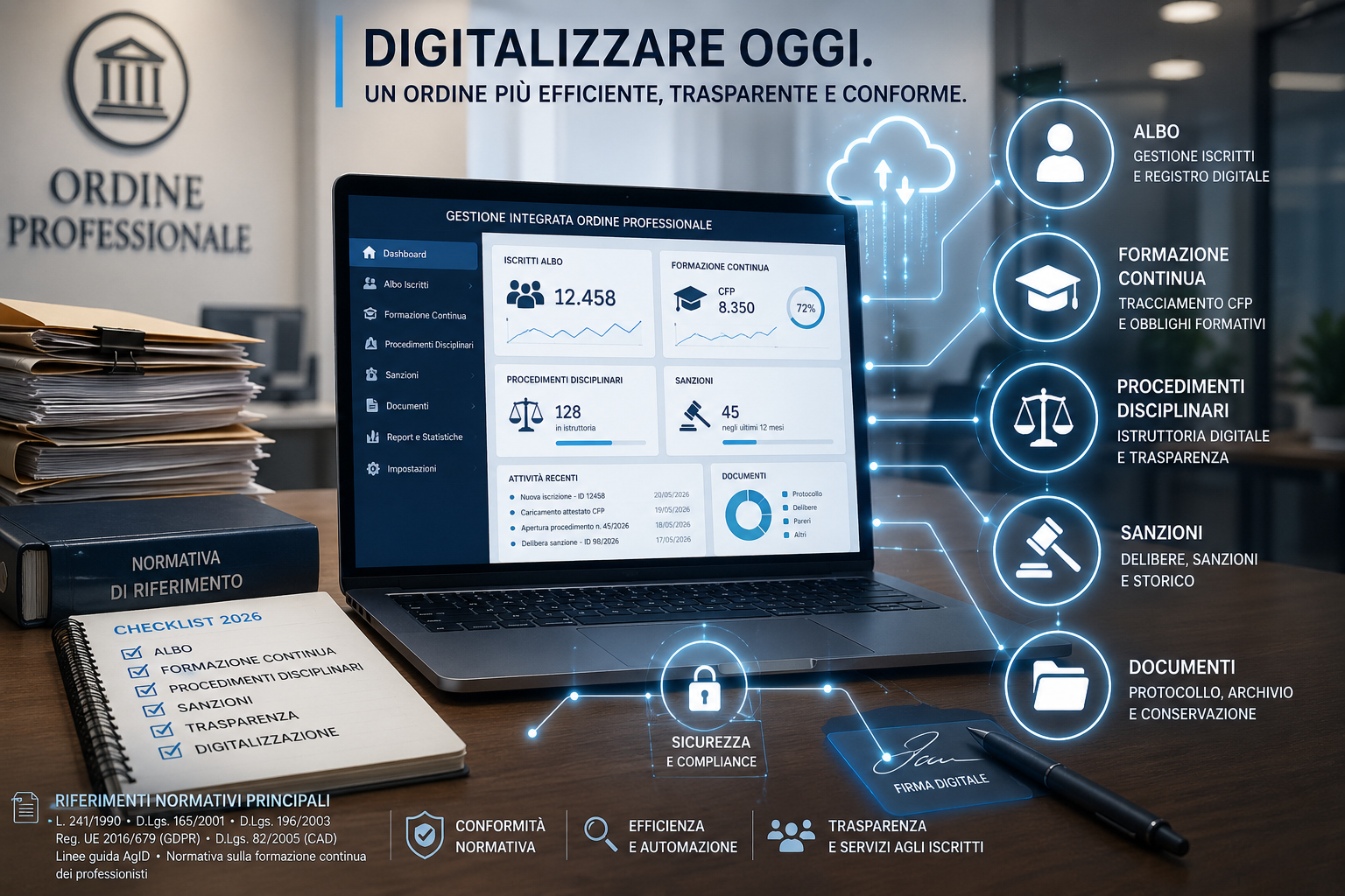 Cosa deve fare oggi un gestionale per un Ordine professionale